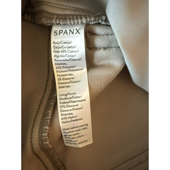 NWT Spanx Taupe Snakeskin Print Ankle Jean-Ish Leggings Size S - Picture 9 of 10